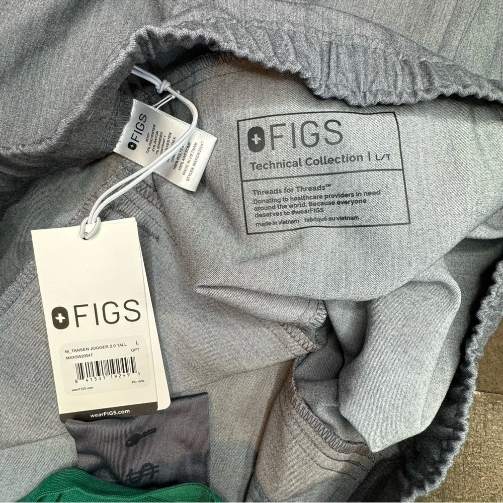 NWT Figs Tansen 2.0 Jogger Scrub Pants size Large Tall